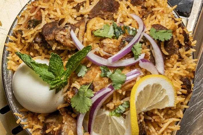 Ambur Goat Biryani delivery to Williamsburg from Raja Chettinad Kitchener