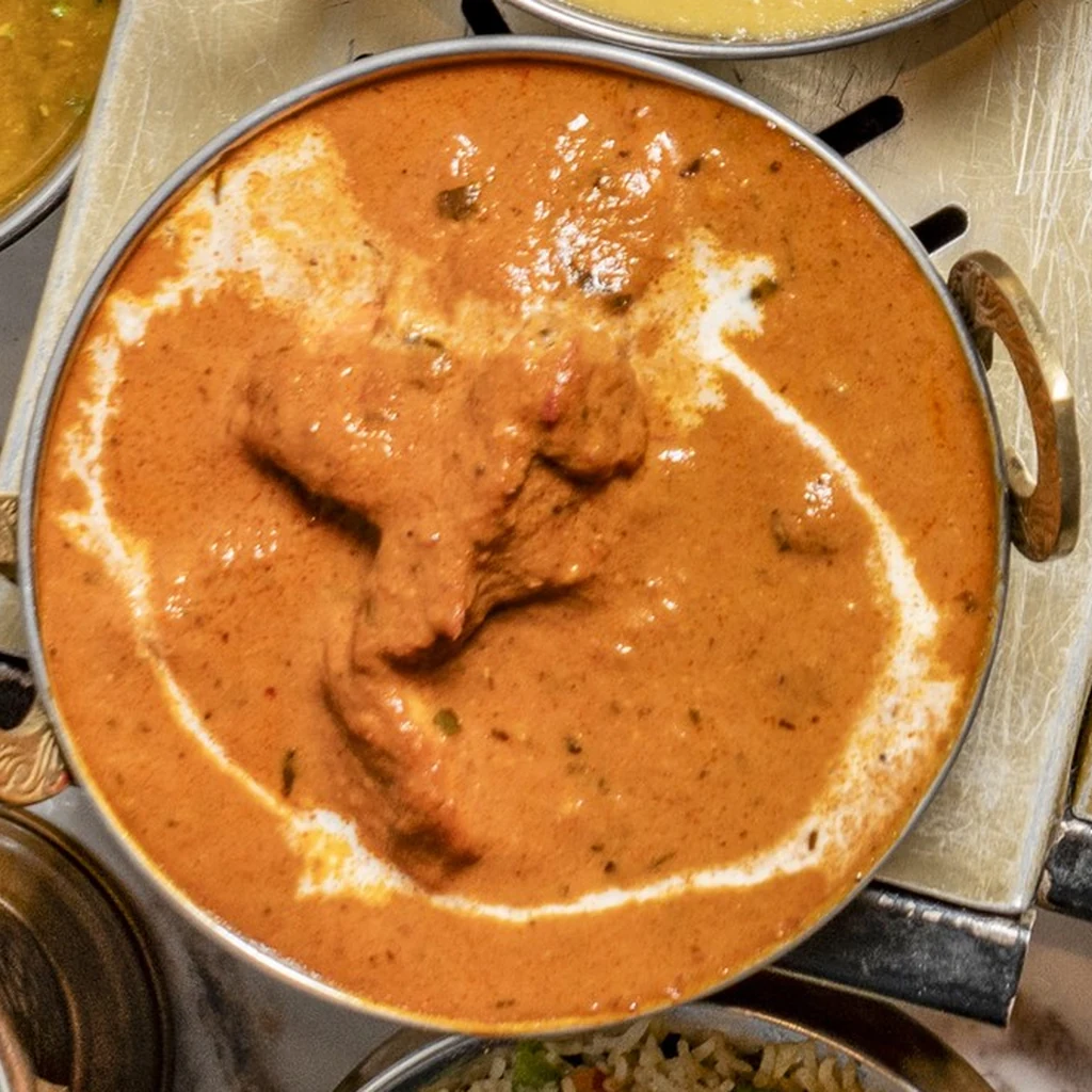 Butter Chicken at Rani Chettinad Waterloo - creamy North Indian butter chicken